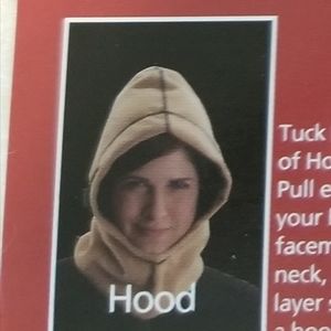 Hot Wavez Unisex 6 in 1 Fleece Hood  NEW!